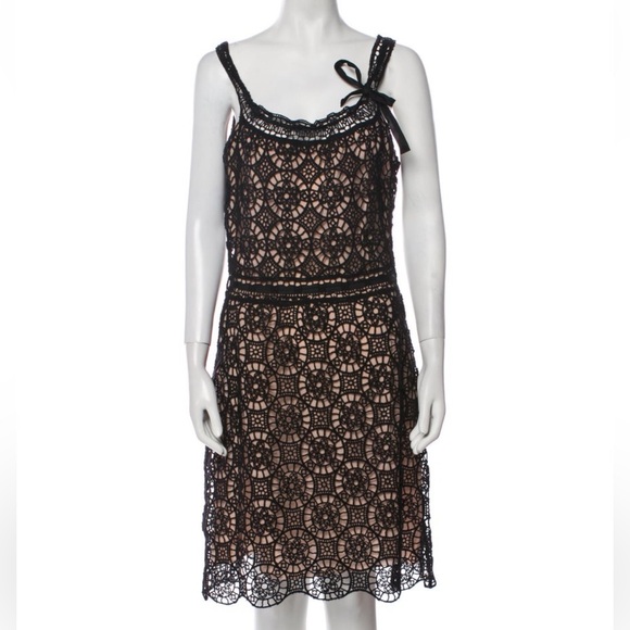 Dior | Dresses | Christian Dior Black Lace Dress | Poshmark